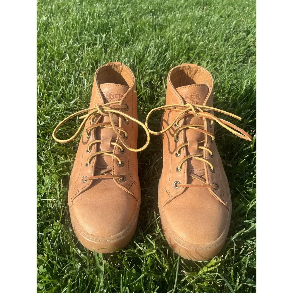 Tanner Goods x Rancourt Court Classic Mid Sneakers Limited Run USA Vibram Size 8